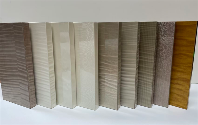 Zukunft Faarwen New Product - Optical Wood Shadow Dekorative Film