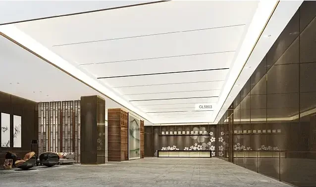 Dekorativ Marmer Mauer Panel PVC / Hausdéier Film