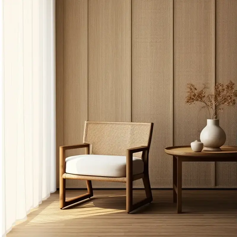 Multi-faarweg Holzkorn PVC Dekorativ Film