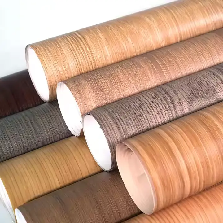 Holz Effekt PVC Pet PP Dekorativ Kichen Vinyl Film